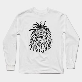 Puli (Black and White) Long Sleeve T-Shirt